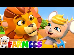 Lion And The Mouse - Stories for Kids | English Fairy Tales | Moral Stories | Nursery Rhyme Farmees - Videos For Kids