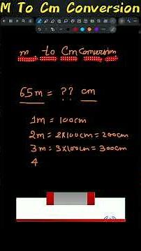 unit conversion | cm to m conversion | centimeter ko meter me kaise badle | how to convert cm to m