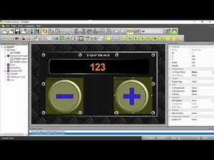 TOPWAY Smart LCD - Touch key and Number element