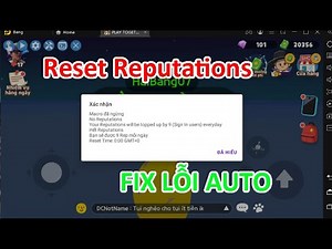 Hướng dẫn Reset Reputations Macrorify trên giả lập NOX ,LDPLAYER, BLUESTACK,...