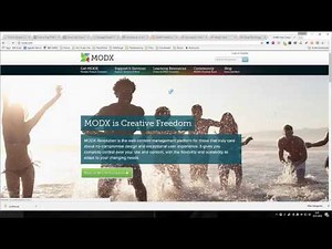 How to develop a MODX website step by step - Part 2: Download theme and install MODX