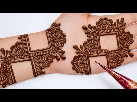 Simple & Beautiful Mehndi Design| Easy Mehndi Design For Front Hand | Stylish Mehndi Design