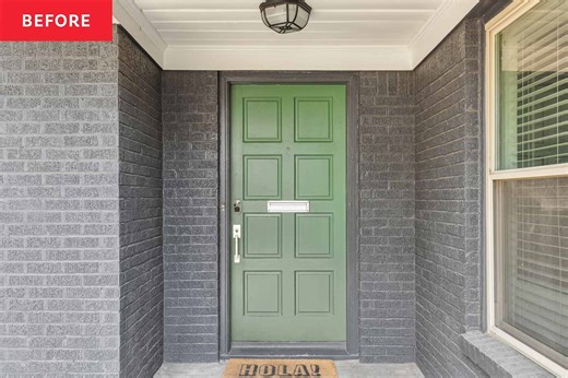 Before & After: This Front Door Makeover Is Immediately Going on My Fall Mood Board