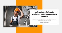 Logística de almacén - Plantilla HTML5 por Nicepage