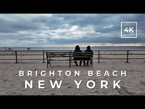 [4K] Beyond the Boardwalk: Brighton Beach in Brooklyn, Walking Tour