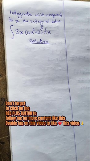 This video is all about indefinite integrals. It explains how to solve questions involving integration. #creatorsearchinsight #math #education #explorepage