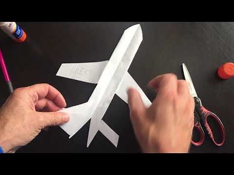 Créer un avion en papier 3D facile