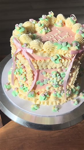 The Most Whimsical 50th Birthday Cake