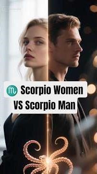 Scorpio Woman vs Scorpio Man | Same Sign, Different Power ♏️#shorts #viral