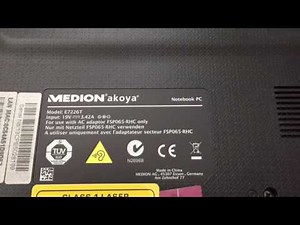Medion akoya E7226T BIOS Batterie ausbauen