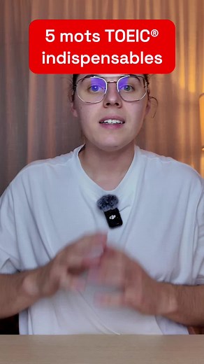 Commente « COURS » pour avoir gratuitement le cours de grammaire pour le TOEIC ❓5 mots de vocabulaire à maîtriser pour le TOEIC ! ⌛️ Challenge 700 à 950 au #toeic #roadtotoeic950 💡 Améliore ton score TOEIC grâce à la plateforme d'entraînement Top-Students ! ➡️ www.top-students.com 🔎 Tape