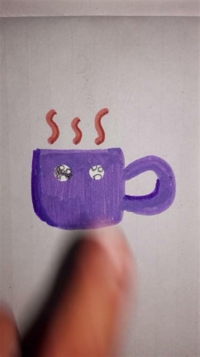 how to draw easy cup #art #drawing #shorts #arttherapy