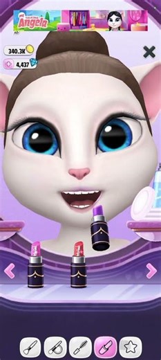 Hello my kitty Angela 🥰😍🤩😜🤪😝 #miraculous #Talking Angela