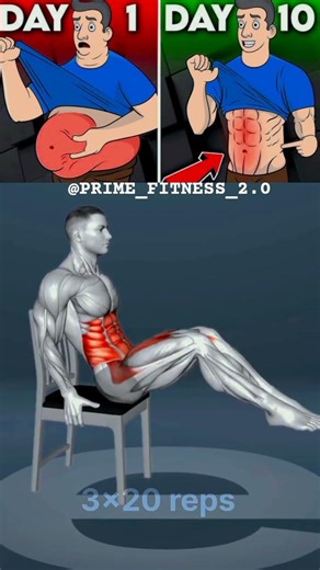 #trend 📈 3D model exercise for abs best workout try 10 days change your #abs
