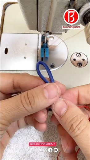 Flip Buckle Fastener Loop Band sewing Tutorial