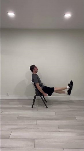 Seated Leg Scissors-Chair Workout