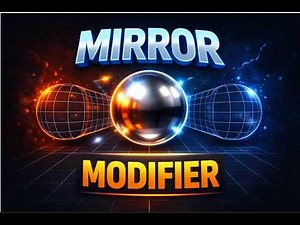 Blender Mirror Modifier in 5 Minutes Beginner Tutorial