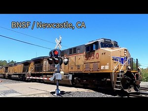Union Pacific Freight Train GoPro Video | Newcastle California