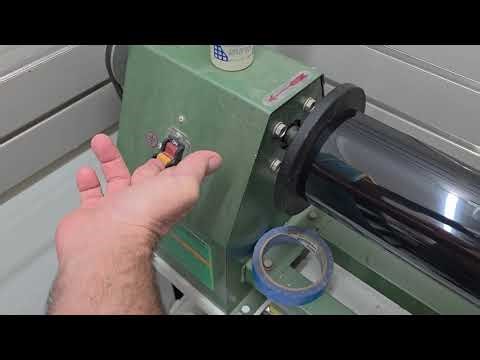60" Windows Film Roll Cutter $40 Dollar Harbor Freight wood lathe