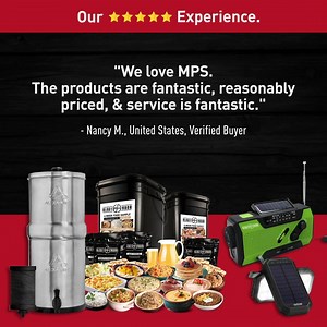 We could talk about why we're the nationwide leader in emergency preparedness, but we'd rather let our 37K ⭐️⭐️⭐️⭐️⭐️ reviews speak for themselves. | My Patriot Supply