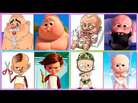 The Boss Baby Tim Baby Gang Part6 - Funny Drawing Meme Battle Try Not To Laugh 😂