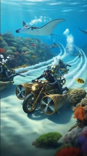 Steampunk Coral Racers: An Epic Underwater Adventure!