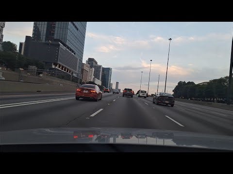Driving on I-85 South to Atlanta