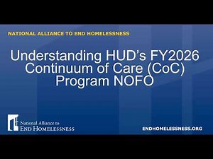 Understanding HUD's FY2026 NOFO