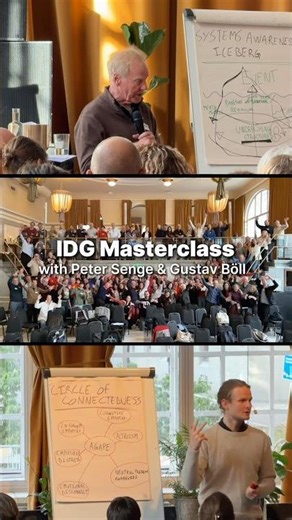 Recap of the Compassionate Systems Leadership Masterclass with Peter Senge & Gustav Böll💫