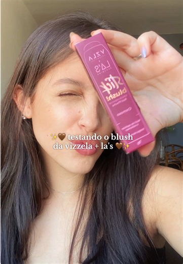 finalmente ele chegouuu! #blush #maquiagem #vizzela #blushredmocha #blushstick #dupe #makeup