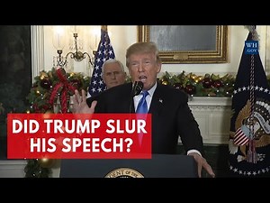 President Trump slurs in Jerusalem speech: 'God blesh the United Shtatesh'