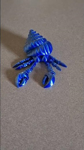 First Look! Articulated Hermit Crab – Stunning 3D Printed Ocean Creature