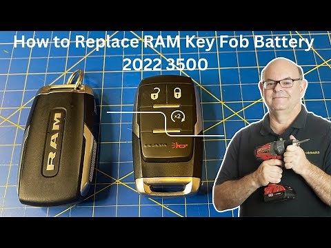 How to Replace RAM Key Fob Battery 2022 3500 | Mr. Locksmith™