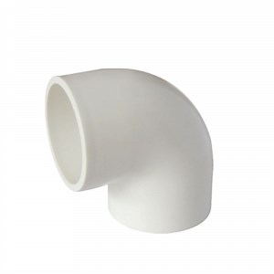 [Hot Item] ASTM D2466 Sch40 Schedule 40 Plastic Rigid PVC UPVC 90 Deqree Elbow PVC Plain Elbow