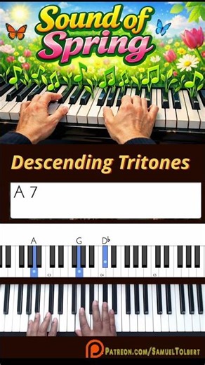 Circle of Fifths Tritone Run 🎹 | Sound of Spring #12