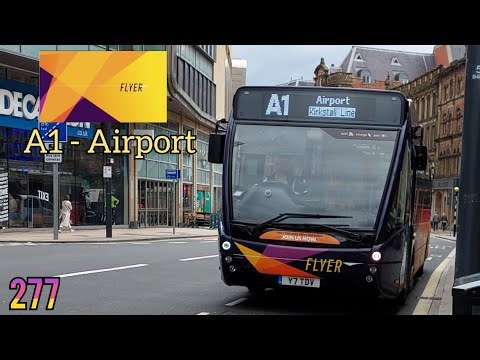 Transdev Flyer Ride #1: Optare Versa 277, Route: A1 Towards: Leeds Bradford Airport - 1/5/2023