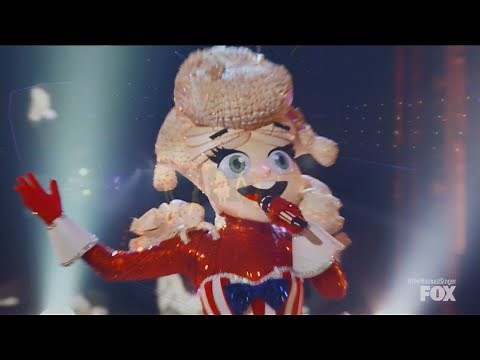 Masked Singer 4 Premiere Popcorn sings What About Us