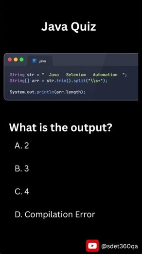 Can You Solve This Java Output Question? #javaprogramming #interviewquestions #shorts
