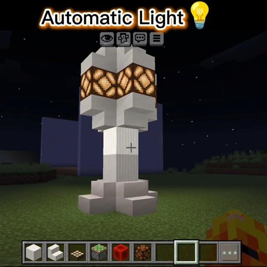 Minecraft Automatic Light💡#shorts #minecraft