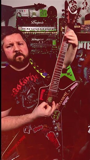 Dean ML Sticker Axe Old School Thrash Metal Riffs Like Exodus Metallica Megadeth