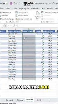 Excel Features: Data Validation to Maintain Data Entry Consistency @proskill_sch_id