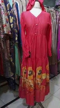 Coral Pink Floral Butterfly Dress with Matching Headband*