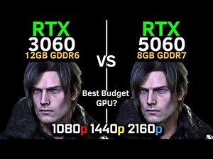 RTX 3060 vs RTX 5060 | Test in 16 Games at 1080p, 1440p, 4K + DLSS 4 / MFG 6X | Best Budget GPU?