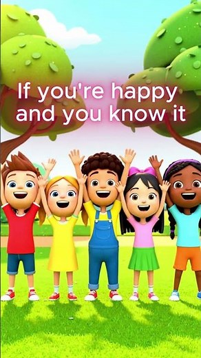 IF YOU'RE HAPPY| KHI BẠN VUI VẺ | Nhạc tiếng Anh cho bé | #kidssongs # Songs & Nursery Rhymes