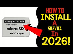 How to install an SD2Vita in 2026!