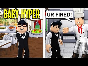 Baby Hyper Got A Job.. Chef HATED Him! (Roblox Bloxburg)