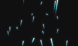 Blue Particles Overlay