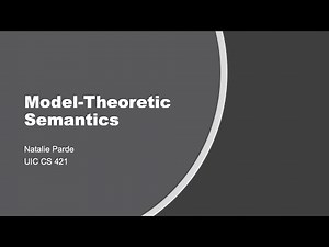 Model-Theoretic Semantics