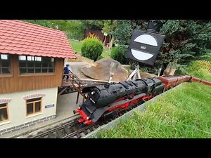 Gartenbahn Fahrtag mit Spur G, Pullmann Wagen LGB 36658 und PIKO G 37322 BR050
