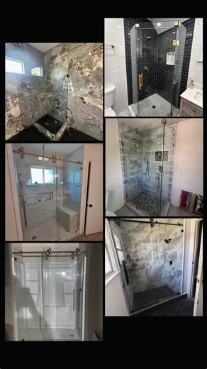 Tempered Glass Shower Door Installation in Houston